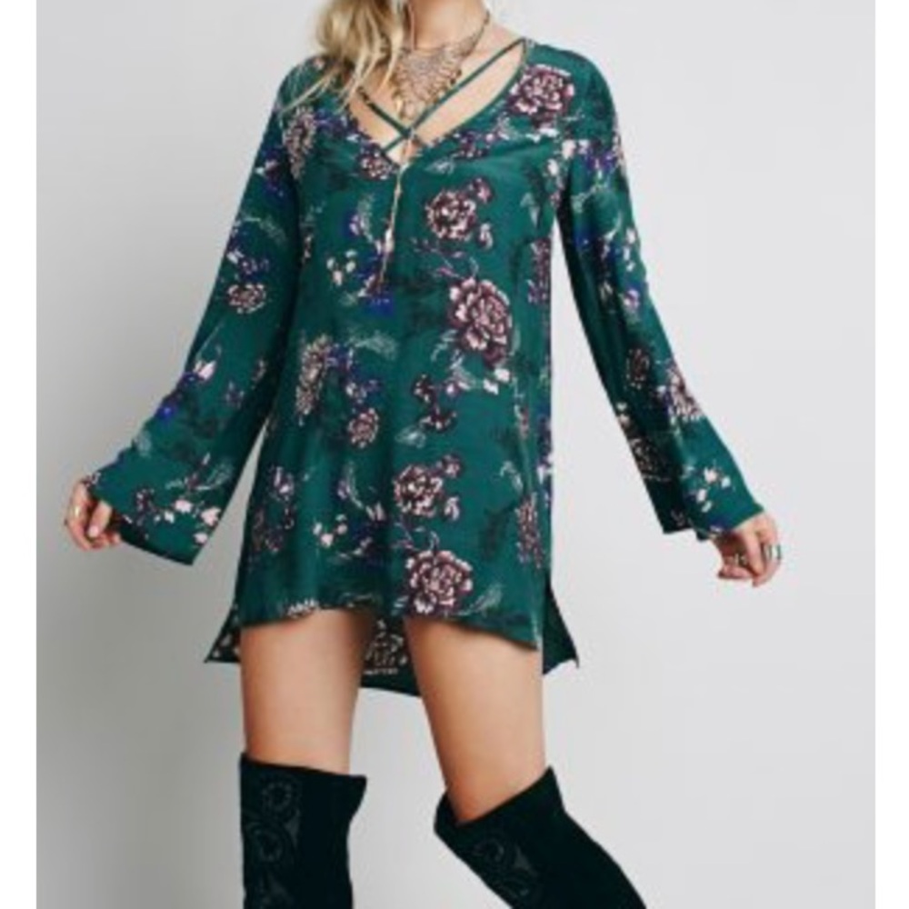 Free people Heartbeat printed tunic